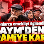 Milyonlarca emekliyi ilgilendiriyor: AYM’den ikramiye kararı